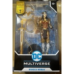 NEW Wonder Woman DC Universe Gold Label Todd McFarlane Action Figure 7" NIB